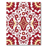 Traditional Persian Intricate Red Persian Motif Area Rug