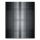 Black White Halftone Geometric Modern Area Rug