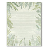 Vintage Fern Border Area Rug