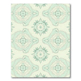 Traditional Persian Teal Persian Mandala Area Rug