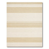 Beige and Neutral Beige Tan Horizontal Striped Area Rug