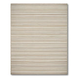 Neutral Striped Washable Area Rug