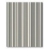 Bold Black White Vertical Stripe No. 39 Area Rug