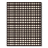 Brown Buffalo Plaid Rustic Farmhouse Area Rug