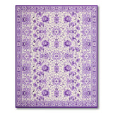 Imperial Purple Floral Persian Area Rug