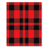 Red Black Buffalo Check Area Rug