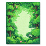 Lush Forest Glade Area Rug