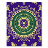 Multi-color and Patterns Intricate Purple Mandala Area Rug