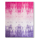 Pink to Purple Ombr Stars Area Rug