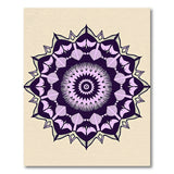 Geometric Modern Intricate Purple Mandala Area Rug