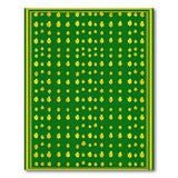 Golden Shamrock Green Area Rug