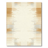 Geometric Modern Beige Geometric Stripe Area Rug