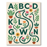 Playful ABC Botanical Garden Rug