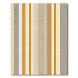 Striped Beige Grey Orange Woven Area Rug