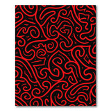 Bold Abstract Area Bold Red Swirl Abstract Area Rug