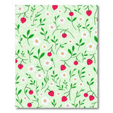 Strawberry Daisy Mint Green Area Rug