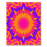 Vibrant Starburst Geometric Area Rug