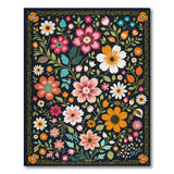 Vibrant Multi-Color Floral Area Rug