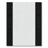 Black White Hexagon Honeycomb Area Rug