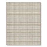 Beige Basketweave Woven Area Rug