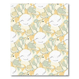Whimsical Cartoon Smiling Faces Area Rug