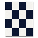 Geometric Modern Classic Black White Checkered Area Rug
