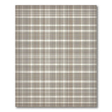 Brown Tan Plaid Area Rug