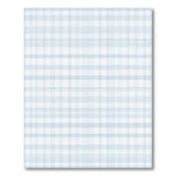Geometric Modern Blue and Teal Blue Checkered Washable Area Rug