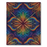 Geometric Modern Multi-color and Patterns Vibrant Rainbow Geometric Area Rug