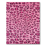 Print Hot Pink Leopard Print Area Rug