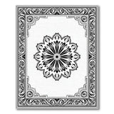 Black and White Floral Vintage Ornate Black White Mandala Area Rug