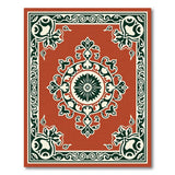 Ornate Red Persian Medallion No. 3 Area Rug