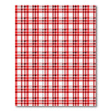 Plaid Bold Red Black Plaid Area Rug