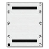 Black White Geometric Bordered Area Rug