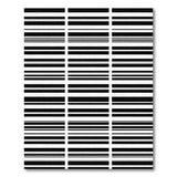 Bold Black White Geometric Stripe Geometric Modern Area Rug