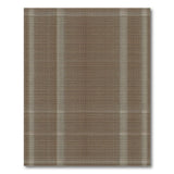Geometric Modern Brown and Tan Brown Tan Plaid Check Area Rug