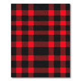 Black Red Buffalo Plaid Area Rug