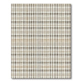 Beige Plaid Rustic Farmhouse Area Rug