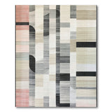 Geometric Modern Geometric Beige Grey Area Rug