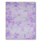 Purple Rose Floral Vintage Area Rug