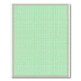 Light Green Gingham Checkered Area Rug