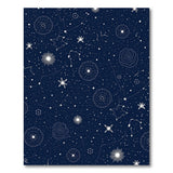 Navy Celestial Stars Constellation Area Rug