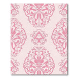 Pink Floral Vintage Vintage Pink Floral Damask Area Rug