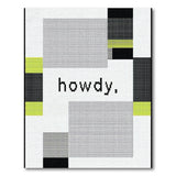 Howdy Dy. Geometric Modern Area Rug