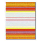 Multi-color and Patterns Vibrant Multi-Stripe Southwestern Area Rug