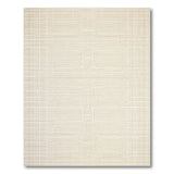 Beige Lattice Geometric Modern Area Rug