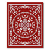 Red Red Persian Mandala Area Rug
