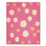 Whimsical Pink Daisy Area Rug