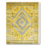 Vibrant Yellow Southwestern Geometric Rug