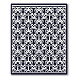 Bold Black White Geometric Modern Geometric Modern Area Rug